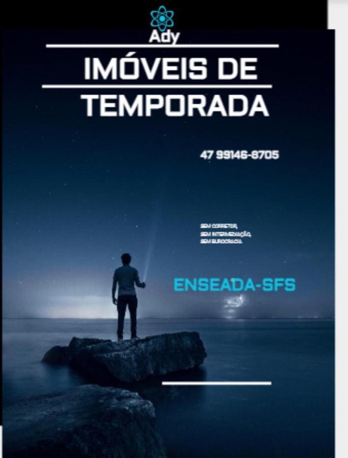 Casa Enseada, Prainha, Praia Grande Com Ar Nos 2 Quartos Sao Francisco do Sul Bagian luar foto